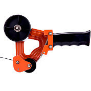 Диспенсер для упаковочной ленты 50мм. DELI QUALI черно-оранжевый, арт.800