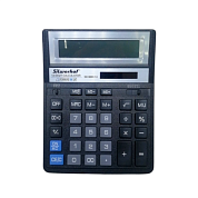 Калькулятор настольный Silwerhof SH-888X-14, черный, 14 разрядов, арт. 1789284