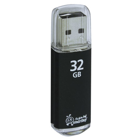 Флеш-диск 32 GB, SMARTBUY V-Cut, USB 2.0, металлический корпус