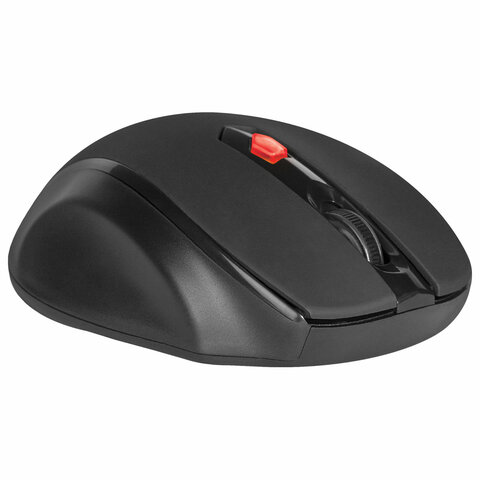 Мышь беспроводная DEFENDER Ultra MM-315, USB, 5 кнопок + 1 колесо-кнопка, оптическая, черная, 52315/513324