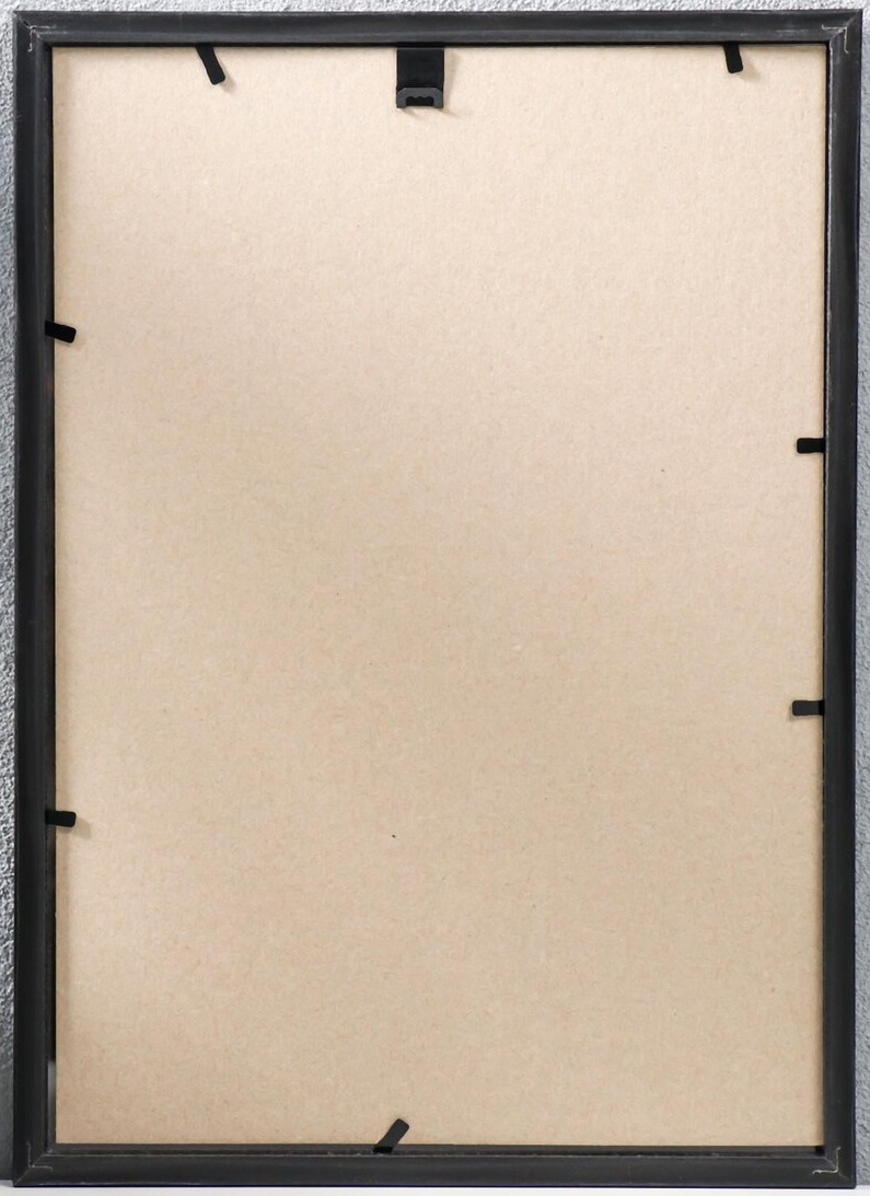 Фоторамка  пластиковая, 21*30см, цвет ЧЁРНАЯ №14 арт.RP 1489 