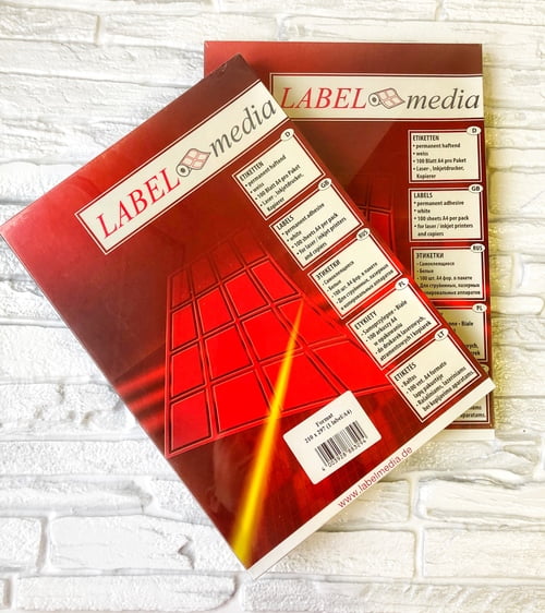 Этикетка самоклеящаяся Labelmedia, А4, 100 л.