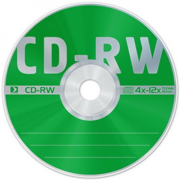 Диск CD-RW Data Standard 4X-12X 700Mb (BOX 10 штук)