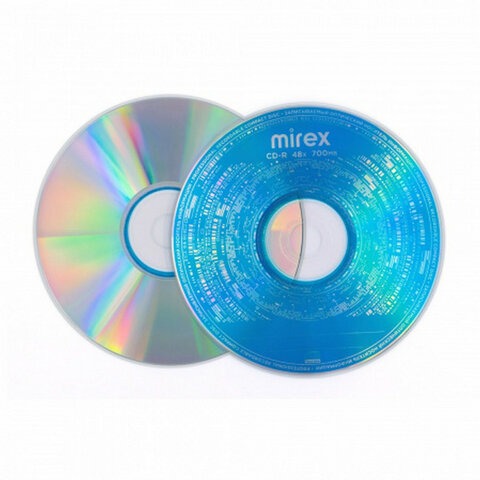 Диск CD-R MIREX, 700 Мб, 48x, бумажный конверт, UL120051A8C