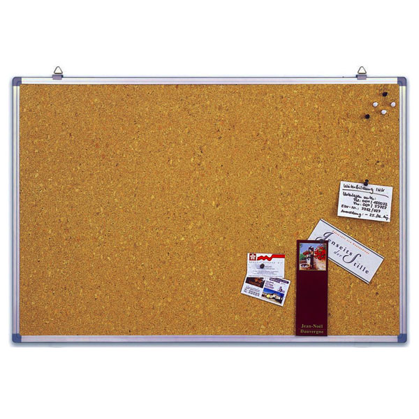 Доска пробковая офисная GROSS, 45*60см. алюминиевая рама CD-2