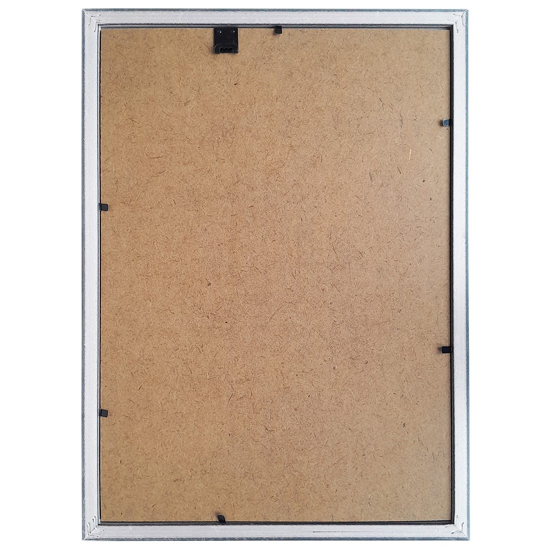 Фоторамка 21х30см. А4, пластик, Document Frame, БЕЛАЯ с позолотой арт.109-2