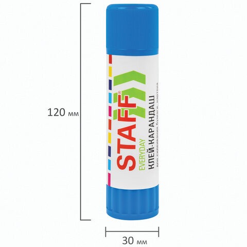 Клей-карандаш STAFF EVERYDAY, 40 гр. PVA-основа, 228665