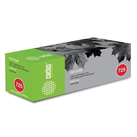 Картридж лазерный CACTUS (CS-C725D) для CANON LBP-6000/6020/6020B, ресурс 1600 стр. 361988