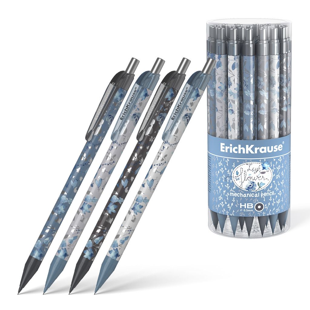 Карандаш механический ErichKraus Frozen Beaut 0.5мм. НВ, ассорти, арт.55279