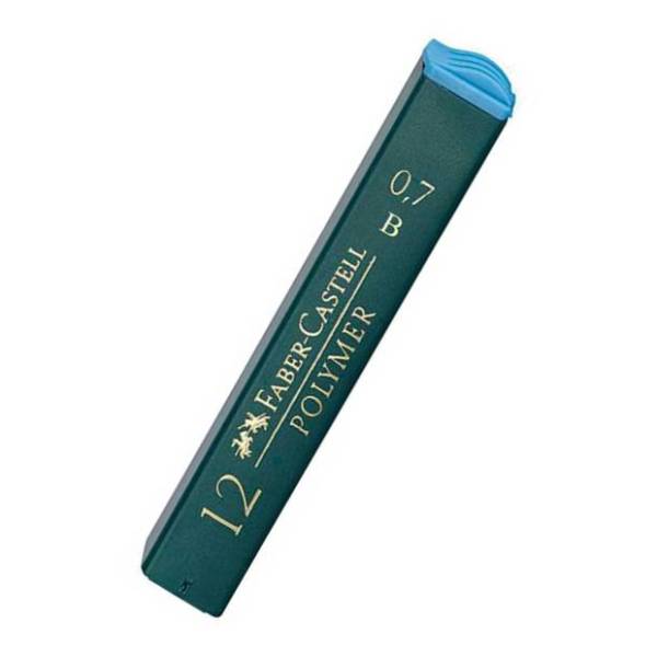 Грифели для механических карандашей Faber-Cactell "Polymer", 0,7мм., НВ 
