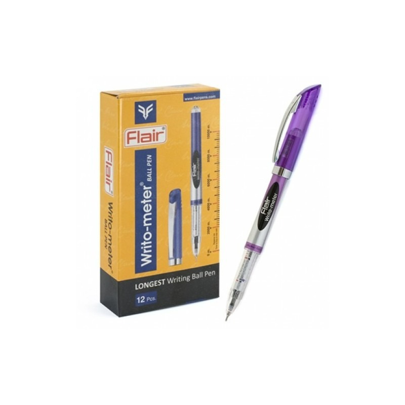 Ручка шариковая, масляная WRITO-METER синий стержень 743