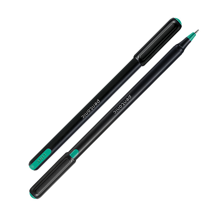 Ручка ОДНОРАЗОВАЯ шариковая LINC PENTONIC 0,7мм.,зеленая