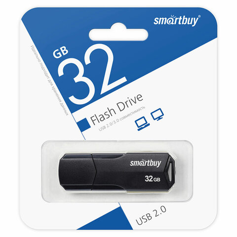 Флеш-диск 32GB SMARTBUY Clue USB 2.0