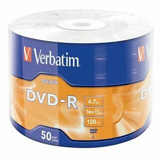 Диск DVD-R 4.7Gb, 16x, Verbatim Extra Protection 50 штук в пленке арт.43791