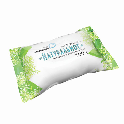 Мыло туалетное Меридиан НАТУРАЛЬНОЕ, 100гр. 281626