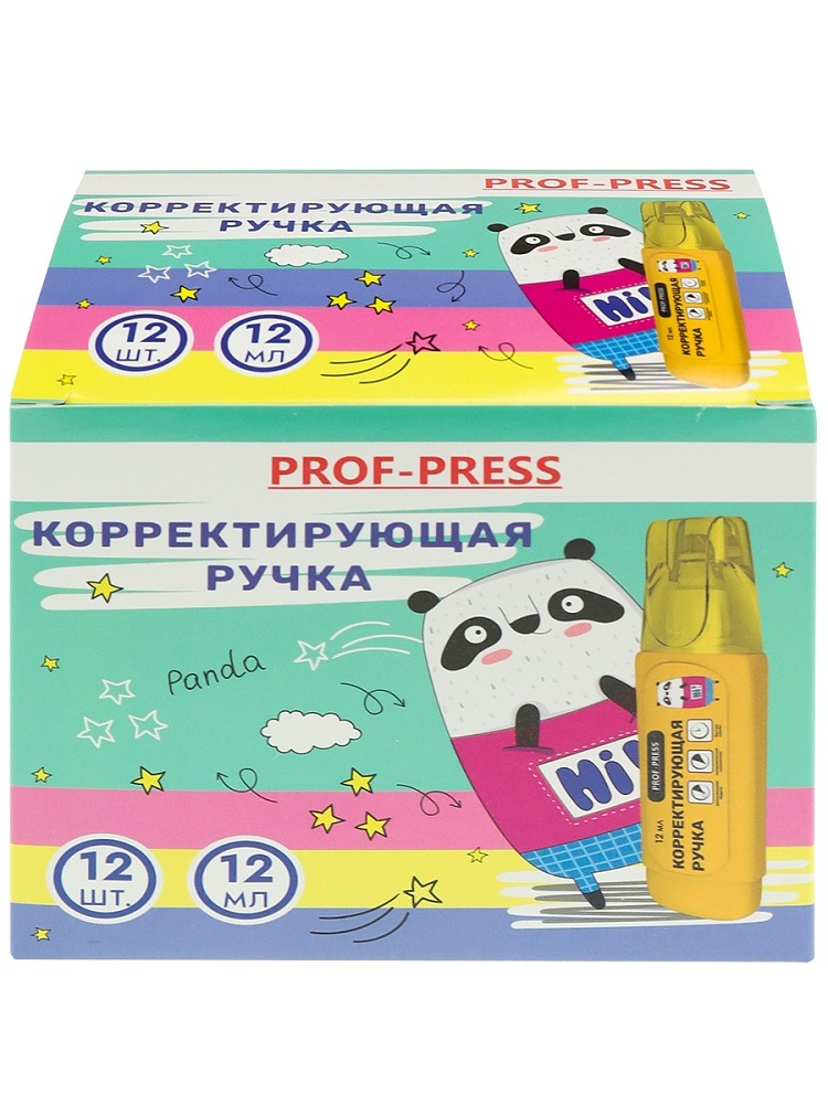Ручка-корректор PROF-PRESS, 12мл. металлический наконечник, арт.КЖ-3052