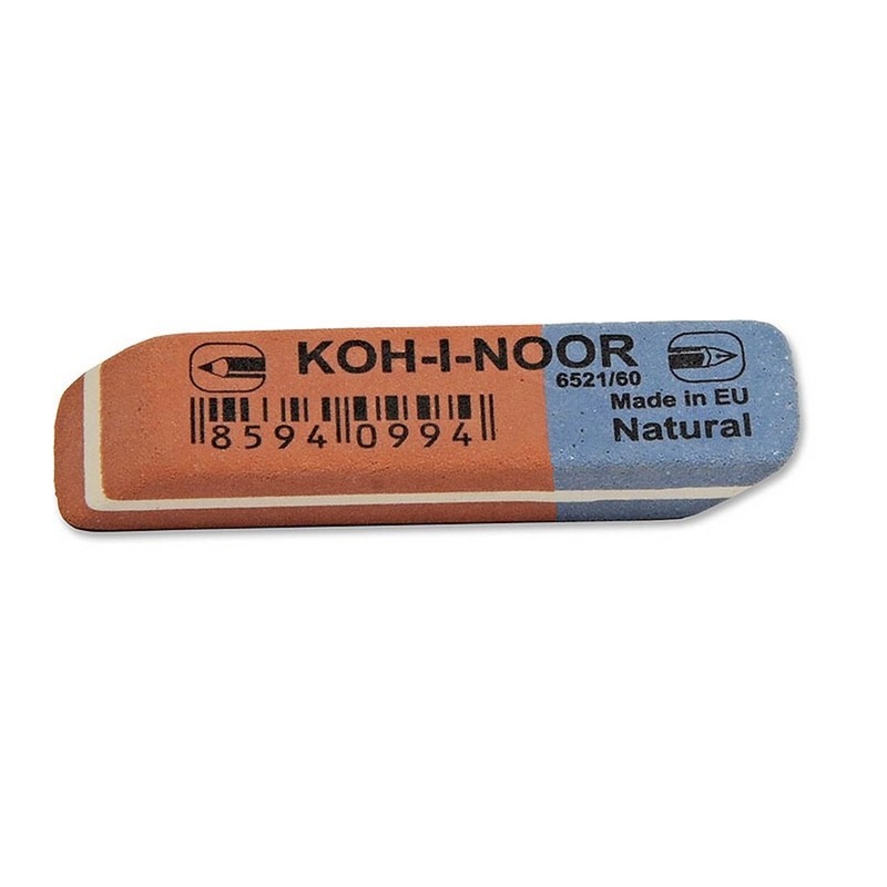Ластик KOH-I-NOOR BLUE STAR комбинированный арт.6521/60