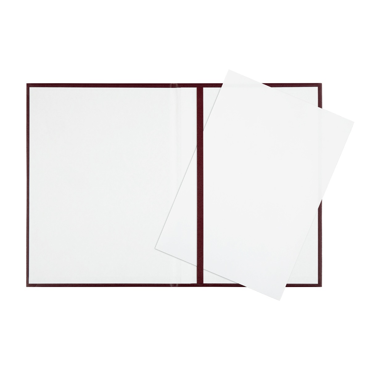 Папка адресная OfficeSpace ВИНЬЕТКА, А4, бумвинил, бордовая арт.APbv_390/160237