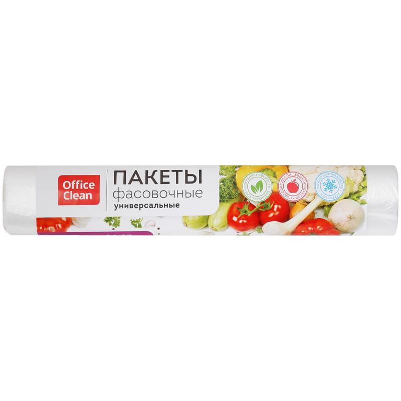 Пакет фасовочный ПНД, 24*37см, 6мкм, рулон 100шт.
