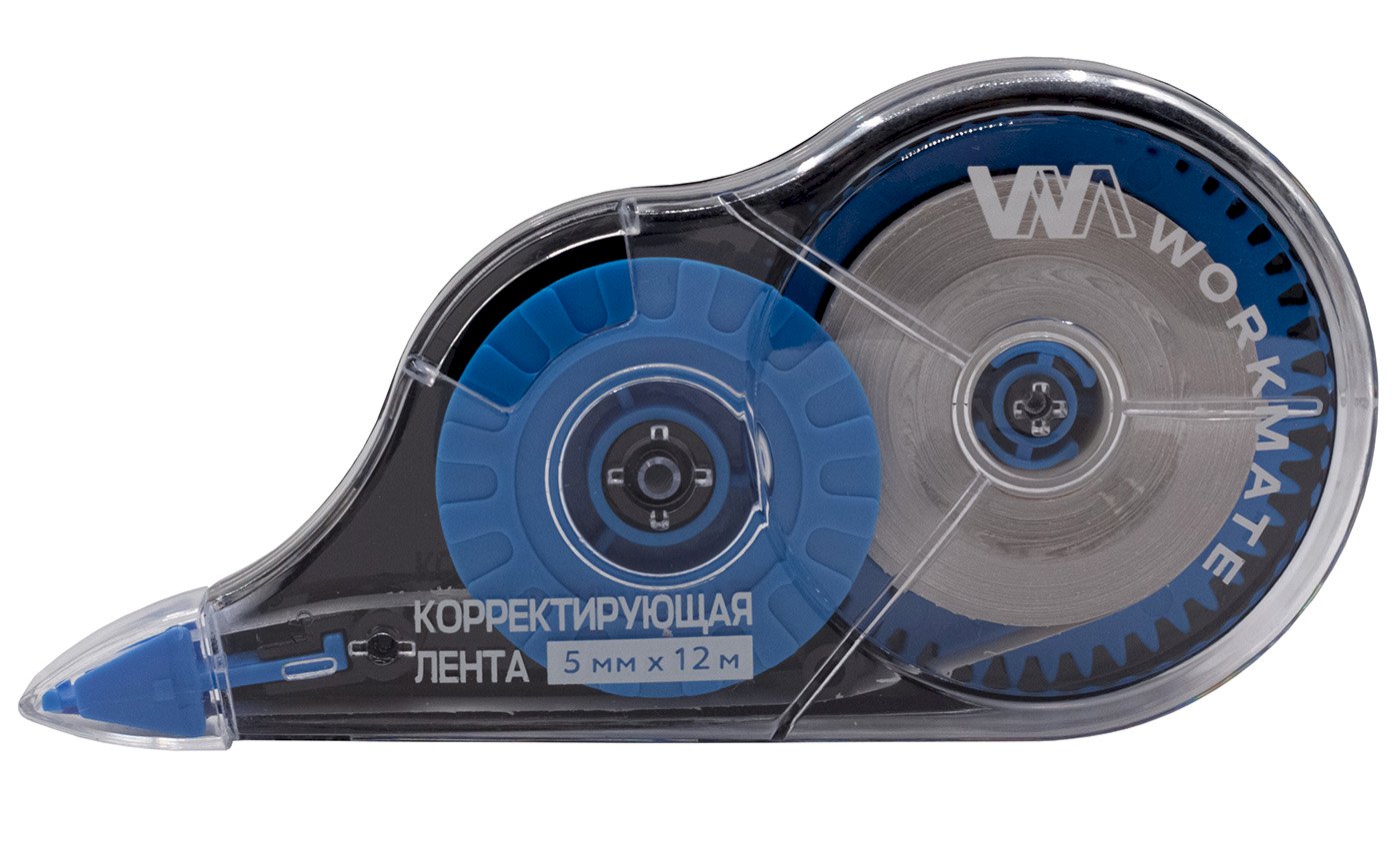Корректирующая лента Workmate 5мм.х12м. прозрачный корпус арт.15-6274