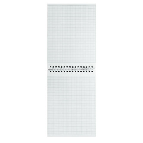 Блокнот А5 146х205 мм, 80 л., гребень, картон, жесткая подложка, клетка, BRAUBERG, "Кубы", 129819
