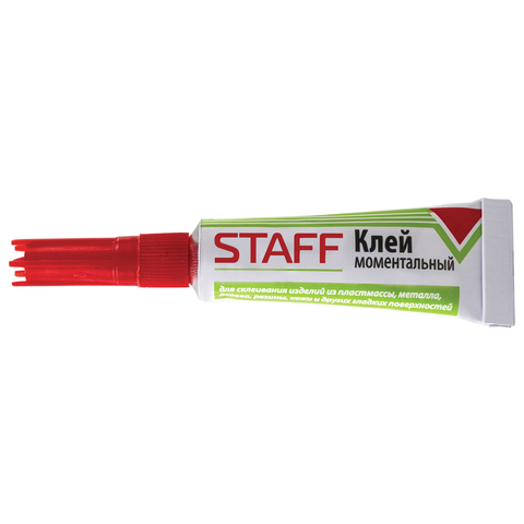 Клей моментальный (суперклей) STAFF EVERYDAY 3гр. на ленте, 604224