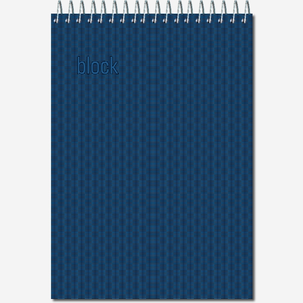 Блокнот А5, 60л., Steno-Office, картон, спираль, арт.14с4