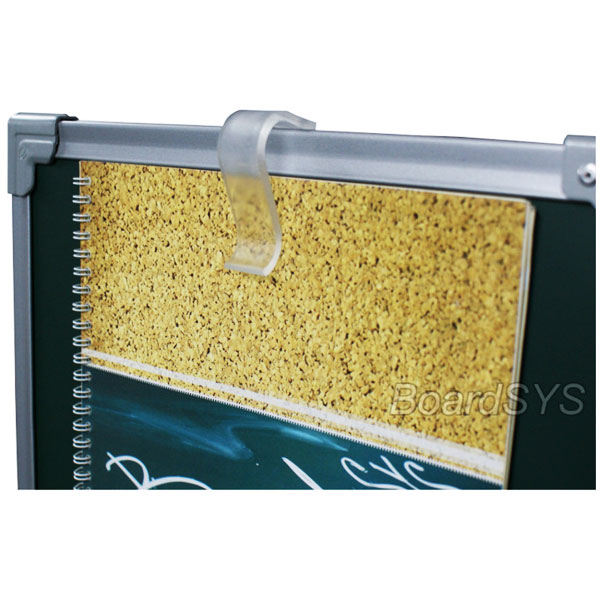 Зажим для бумаг и флипчартов BoardSYS пластик