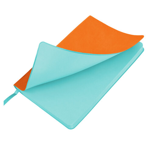 Ежедневник недатированный  BRAUBERG Flex, А5 (138х213мм.) под кожу, гибкий, 136л.