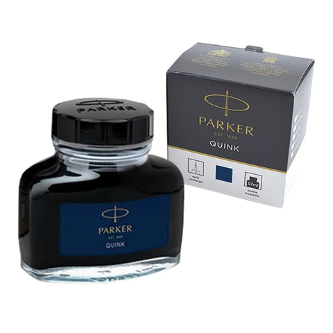 Чернила PARKER Bottle Quink, объем 57мл. синие, 1950376