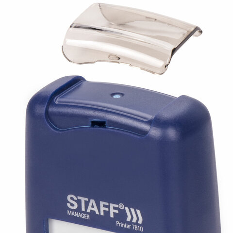 Датер-мини STAFF, месяц буквами, оттиск 22х4 мм. Printer 7810, арт.237432