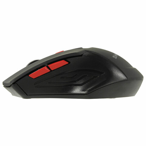 Мышь беспроводная DEFENDER Accura MM-275, USB, 5 кнопок + 1 колесо-кнопка, оптическая, чёрная, 52276/513323