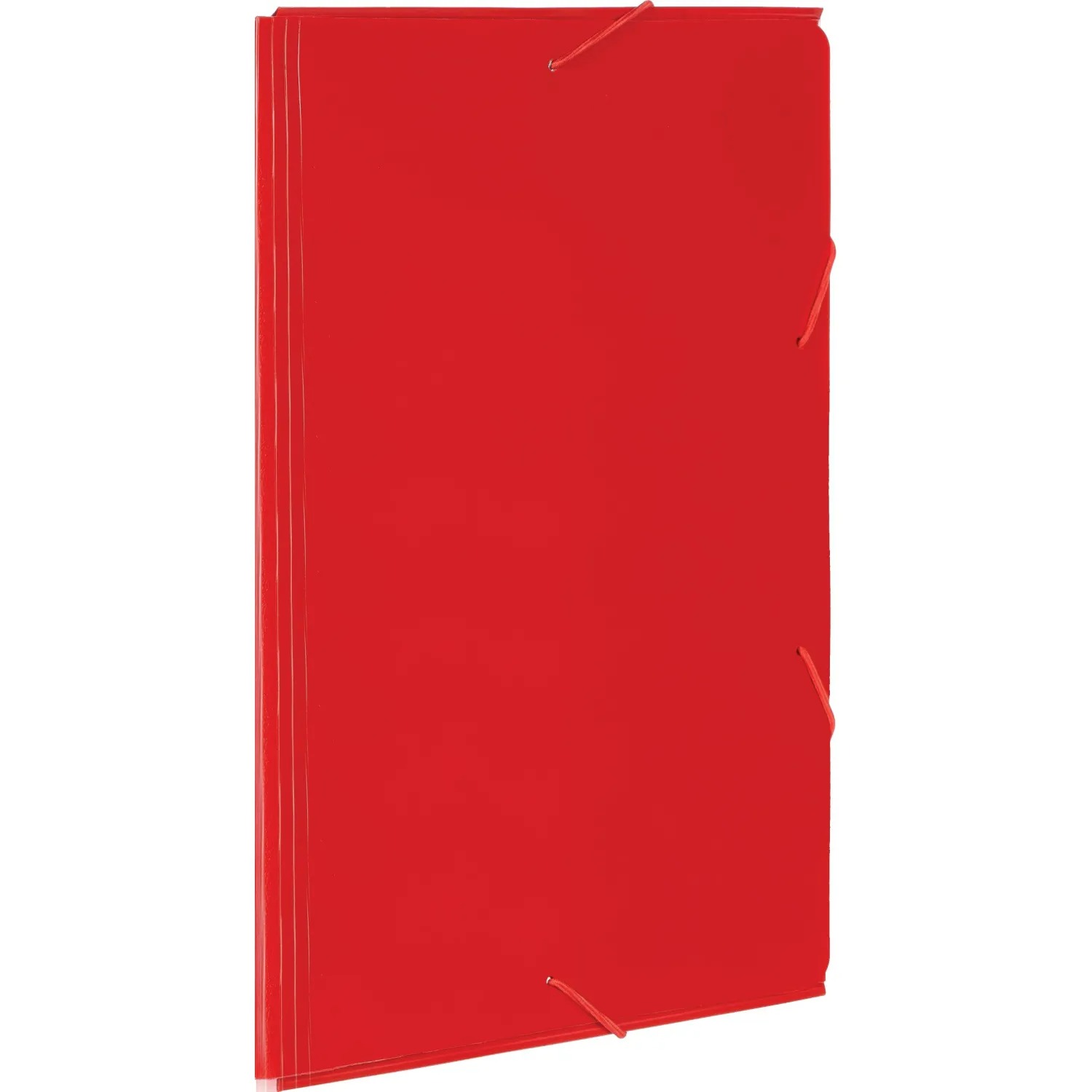 Папка на резинках ATTACHE F315/06, КРАСНАЯ, корешок 30мм, 600мкм. арт.801573