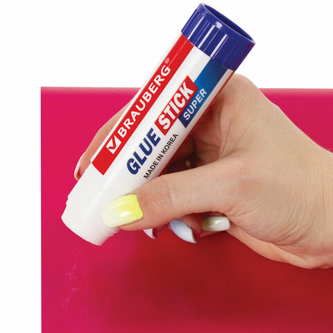 Клей-карандаш BRAUBERG SUPER