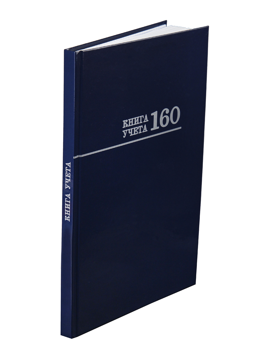 Книга учета в клетку на 160л. PROF-PRESS твердый переплет, ламинированная, офсет арт.160-8673