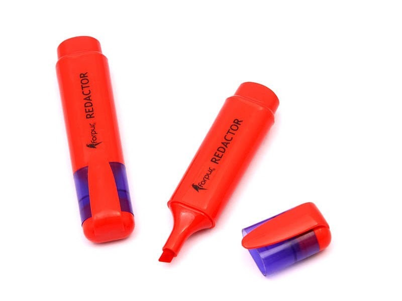 Маркер текстовый FORPUS REDACTOR красный 2-5мм. FO52003