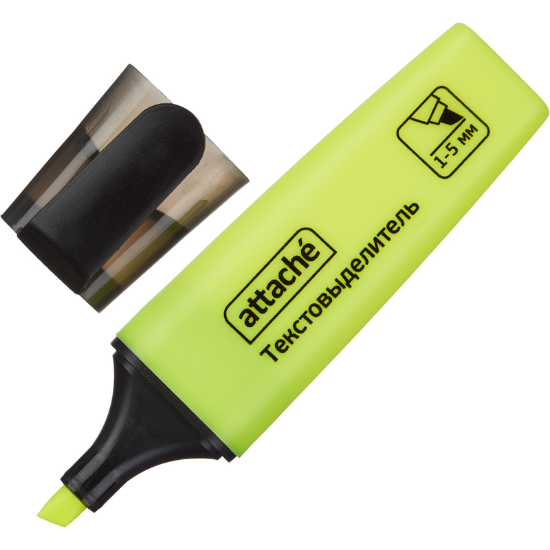 Набор текстовыделителей ATTACHE Colored, 6 цветов, линия 1-5 мм. арт.958570