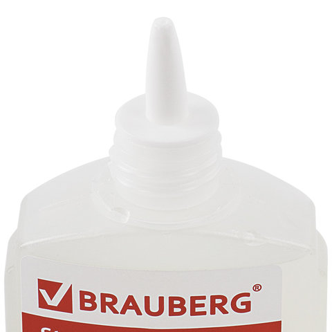 Клей канцелярский силикатный BRAUBERG для бумаги, картона 110гр. 228416