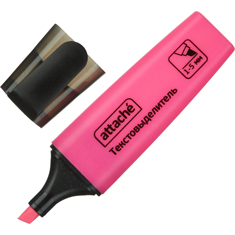 Набор текстовыделителей ATTACHE Colored, 6 цветов, линия 1-5 мм. арт.958570