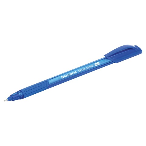 Ручка шариковая масляная BRAUBERG Extra Glide GT Tone, СИНЯЯ, узел 0,7мм. линия письма 0,35мм. 142922