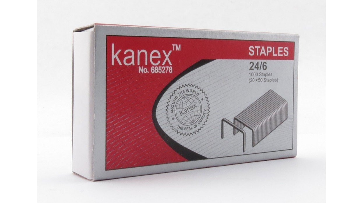 Скобы №24/6 KANEX (1000шт.) арт.24/6-1М