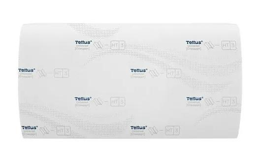 Полотенце бумажные TORK Tellus ZZ для диспенсера НЗ, белые, 250 листов. 120108