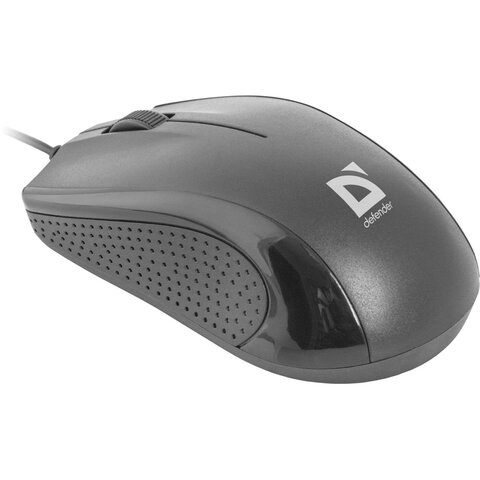 Мышь проводная DEFENDER Optimum MB-160, USB, 2 кнопки + 1 колесо-кнопка, оптическая, черная, 52160/512027