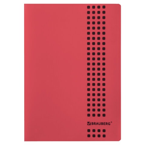 Тетрадь 40л. А4 BRAUBERG Metropolis красная 403401