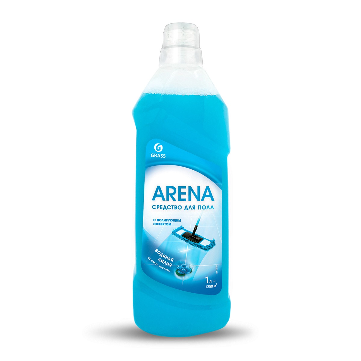 Средство моющее для пола ARENA Водная лилия, нейтральное, концентрат 1л. 125184