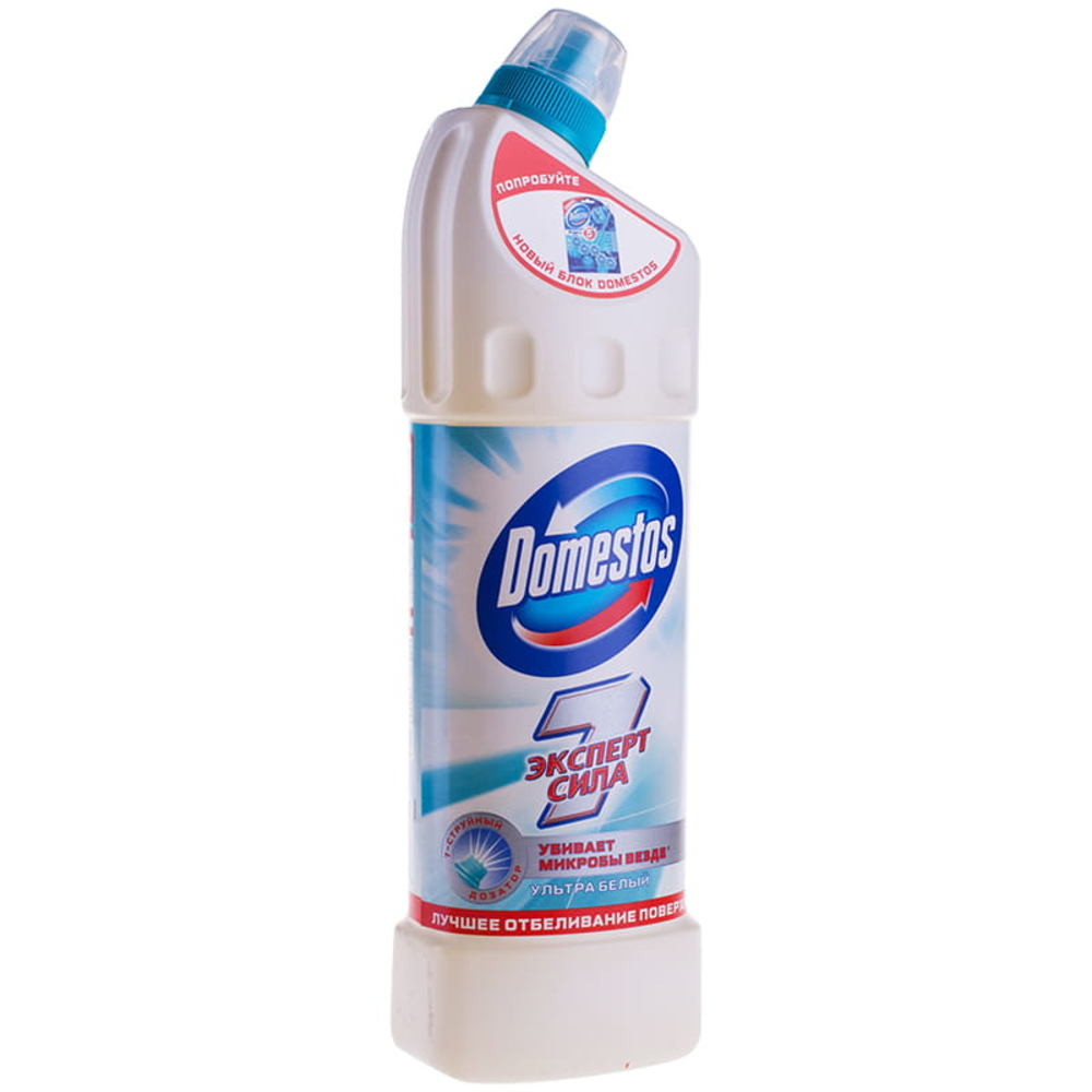 Гель чистящий для унитаза DOMESTOS Ультра белый, 0,75л.