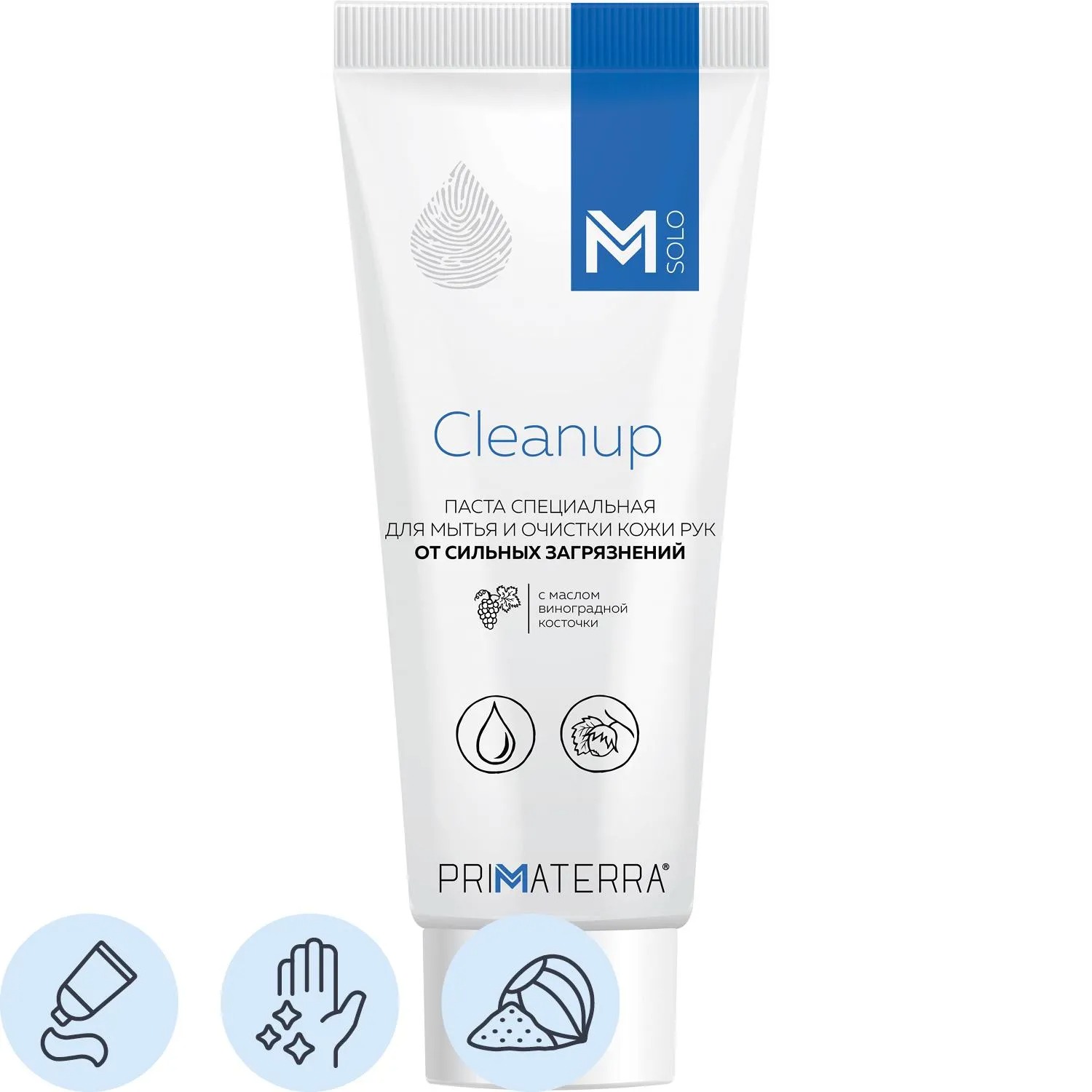 Паста очищающая М SOLO Cleanup для рук с натуральн 100 мл 678804