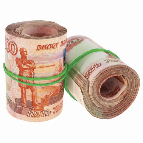 Резинки банковские диаметром 60 мм. BRAUBERG 1кг. (1000гр.) цветные, натуральный каучук, сечение 1,5х1,5мм. 440051