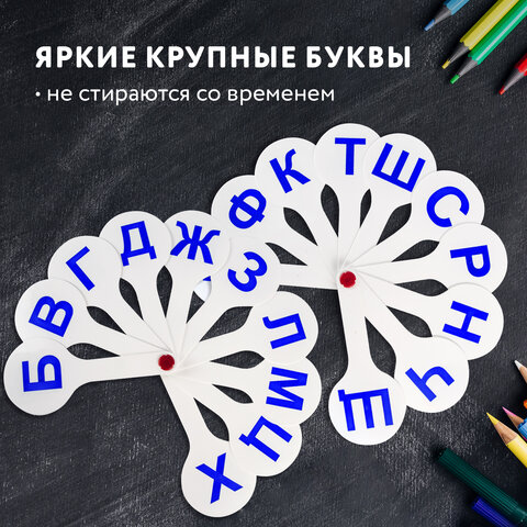 Веер-касса согласные буквы ПИФАГОР, 227388