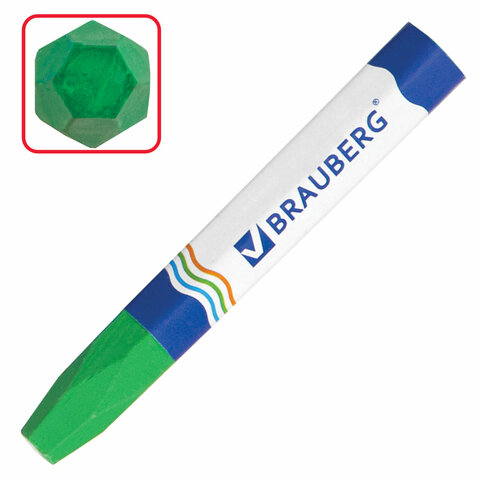 Восковые мелки (карандаши) утолщенные BRAUBERG, НАБОР 12 цветов, на масляной основе, 222970